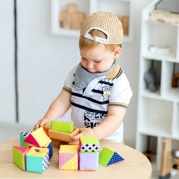 Набор мягких кубиков Масік Конструктор Совуня (МС 090602-04) - Pampik - 6