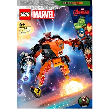 Конструктор LEGO Super Heroes Робоброня Єнота Ракети 98 деталей (76243) - Pampik - 15