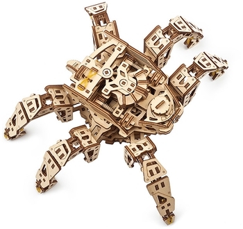 Механічний 3D-пазл Ukrainian Gears Гексапод Дослідник, 388 ел. (70158) - Pampik - 4