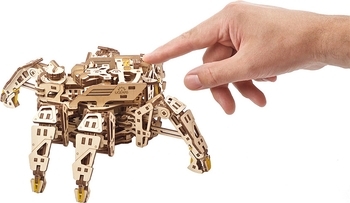 Механічний 3D-пазл Ukrainian Gears Гексапод Дослідник, 388 ел. (70158) - Pampik - 14