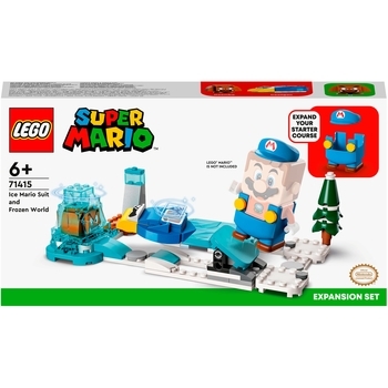 Конструктор LEGO Super Mario Костюм Крижаного Маріо та Крижаний світ. Додатковий набір 105 деталей (71415) - Pampik