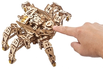 Механічний 3D-пазл Ukrainian Gears Гексапод Дослідник, 388 ел. (70158) - Pampik - 13