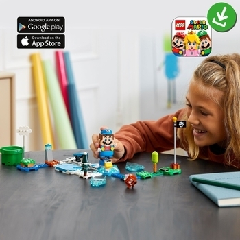 Конструктор LEGO Super Mario Костюм Крижаного Маріо та Крижаний світ. Додатковий набір 105 деталей (71415) - Pampik - 11