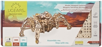 Механічний 3D-пазл Ukrainian Gears Гексапод Дослідник, 388 ел. (70158) - Pampik - 9