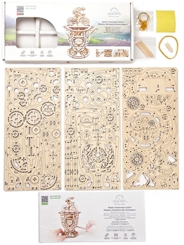 Механічний 3D-пазл Ukrainian Gears Автоматон Велосипедист, 189 ел. (70148) - Pampik - 7