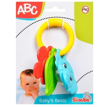 Погремушка-прорезыватель Simba Слоненок, 3+ мес. (4010176) - Pampik - 2