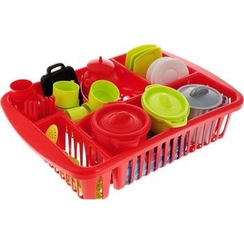 Ігровий набір Ecoiffier Посуд Pro-Cook із сушаркою, 45 предметів (001210) - Pampik