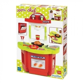 Ігровий набір Ecoiffier Моя перша кухня Френч, червоний (1719) - Pampik - 4
