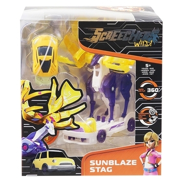Машинка-трансформер Screechers Wild S4 L2 Санблейз Стег (EU685202) - Pampik