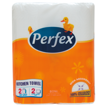 Паперові рушники Perfex, білий, 2 рулони - Pampik