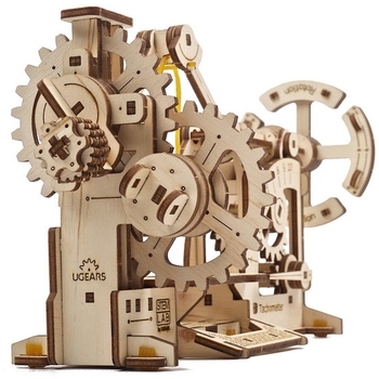 Механический 3D-пазл Ukrainian Gears STEM-модель Тахометр, 133 эл. (70153) - Pampik - 3