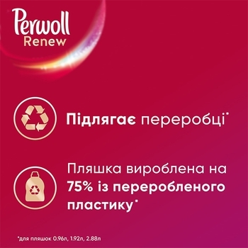 Засіб для делікатного прання кольорових речей Perwoll Renew, 1,980 л - Pampik - 2