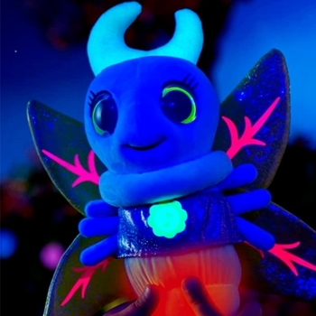 Інтерактивна м'яка іграшка Glowies Світлячок, синій (GW002) - Pampik - 3