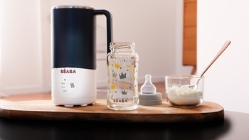 Уценка. Миксер-подогреватель напитков для детей Beaba Milk Prep, синий (911693) - Pampik - 25