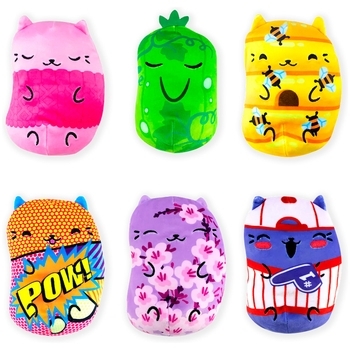 М'яка іграшка Cats vs Pickles Chonk gold Котики та огірочки, 15 см, в асортименті (V1094-18) - Pampik