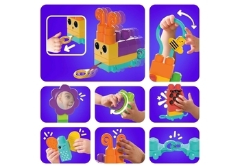 Конструктор Mega Bloks Гусениця, 30 деталей (HKN44) - Pampik - 5