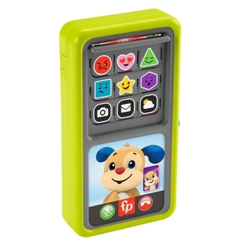 Інтерактивний навчальний смартфон Fisher-Price 2-в-1 з технологією Smart Stages, укр./лит./лат./ест./рос./англ. мови (HNL46) - Pampik - 2