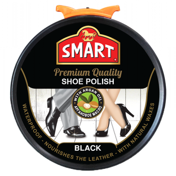 Крем-паста для взуття Smart, 50 мл, чорний (SPC-300) - Pampik