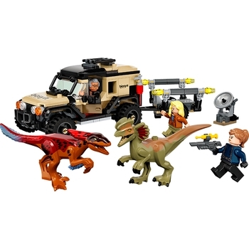 Конструктор LEGO Jurassic World Перевезення пірораптора та дилофозавру, 254 елементів (76951) - Pampik - 5
