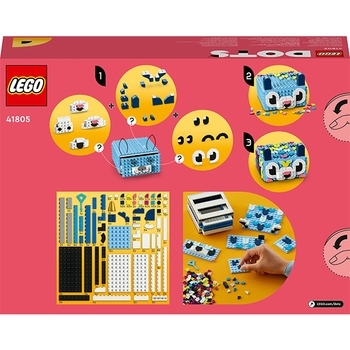 Конструктор LEGO DOTS Креативный ящик "Животные", 643 деталей (41805) - Pampik - 2