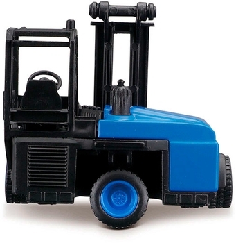 Игровой набор Bburago Фура Mercedes-Benz Actros c погрузчиком, 1:43, белый - Pampik - 7