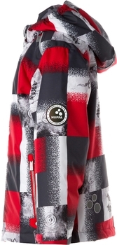 Куртка Huppa Terrel, р.116, червоний принт - Pampik - 2