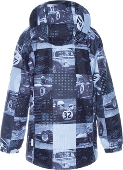 Куртка Huppa Janek 1, р.128, темно-серый с принтом - Pampik - 2