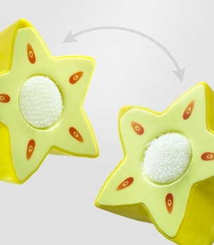 Ігровий набір Beiens Кошик з овочами та фруктами на липучках, 30 предметів (BC9902) - Pampik - 6