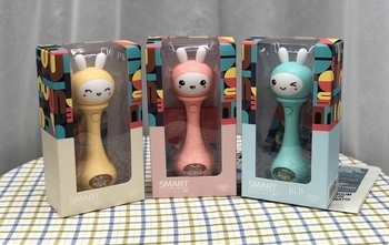 Брязкальце-гризунець Beiens Зайчик музичний, рожевий (YZ06pink) - Pampik - 9