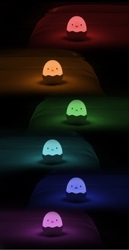 Нічник Beiens Курча музичне, блакитний (ZN05blue) - Pampik - 7