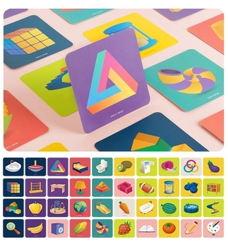 Набір розвиваючих карт Beiens, 80 шт. (ZJ50) - Pampik - 3