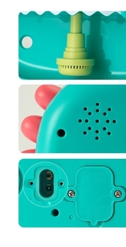 Дитячий генератор мильних бульбашок Beiens Крокодил, зелений (5515green) - Pampik - 7