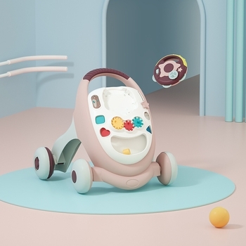 Ходунки-каталка Beiens игровой развивающий центр, розовый (TC03pink) - Pampik - 8