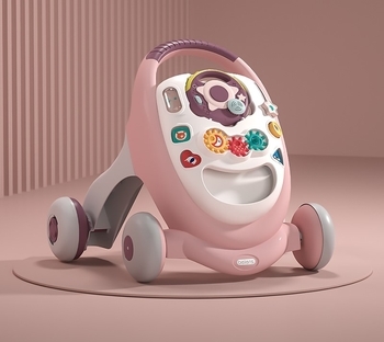 Ходунки-каталка Beiens игровой развивающий центр, розовый (TC03pink) - Pampik - 2