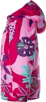 Куртка для девочек Huppa Alexis, р.98, фуксия с принтом - Pampik - 4
