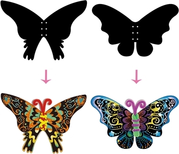 Набор для творчества Avenir Скретч-арт Волшебные Бабочки (CH211787) - Pampik - 2