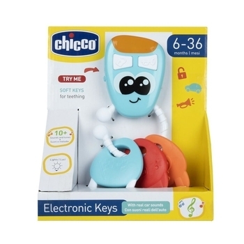 Игрушка-погремушка Chicco Электронные ключи, со световыми и звуковыми эффектами (11163.00) - Pampik - 3