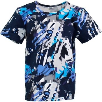 Футболка Huppa Jeidel, р.92, темно-синій з принтом - Pampik