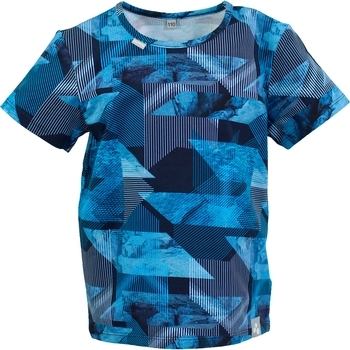 Футболка Huppa Jeidel, р.134, темно-синій з принтом - Pampik