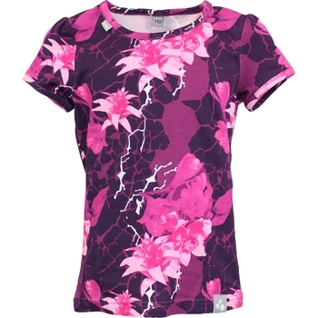 Футболка Huppa Jadena, р.140, бордовий з принтом - Pampik