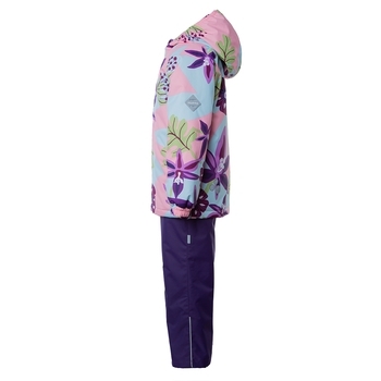 Комплект Huppa Rex, р.116, коралловый с принтом/тёмно-лилoвый - Pampik - 3