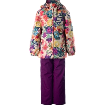 Комплект Huppa Yonne 1, р.122, кремовый принт/бордо - Pampik