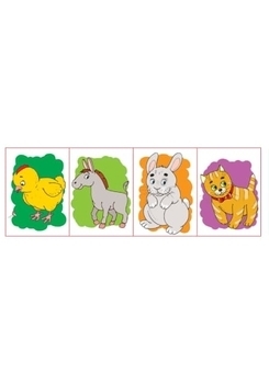 Раскраска Книжковий хмарочос Розфарбовка для малят Домашні улюбленці - Pampik - 3