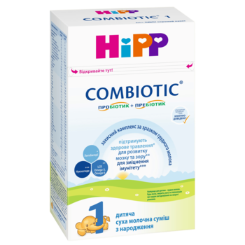 Суха молочна суміш HiPP Combiotic 1, 500 г - Pampik