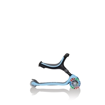 Самокат Globber Go UP Foldable Plus Lights, пастельно-синій (743-200) - Pampik - 7