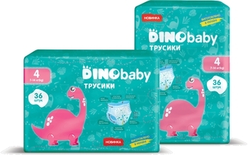 Підгузки-трусики DinoBaby 4 (7-14 кг), 36 шт. - Pampik - 2