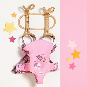 Рюкзак-кенгуру Zapf для ляльки Baby Born День Народження Поруч з мамою (832462) - Pampik - 4