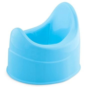 Дитячий анатомічний горщик Chicco Eco+, блакитний (11533.00.02) - Pampik