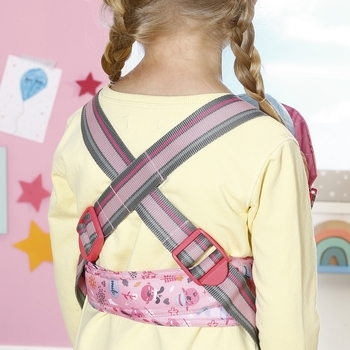 Рюкзак-кенгуру Zapf для ляльки Baby Born День Народження Поруч з мамою (832462) - Pampik - 8