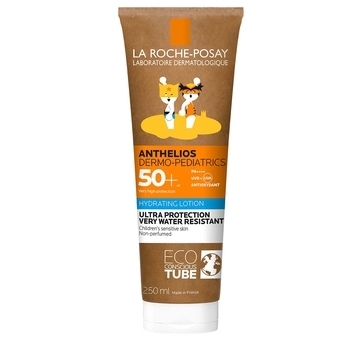 Сонцезахисне молочко La Roche-Posay Anthelios Dermo-Pediatrics для чутливої ​​шкіри дітей SPF 50+ 250 мл (3337875550628) - Pampik